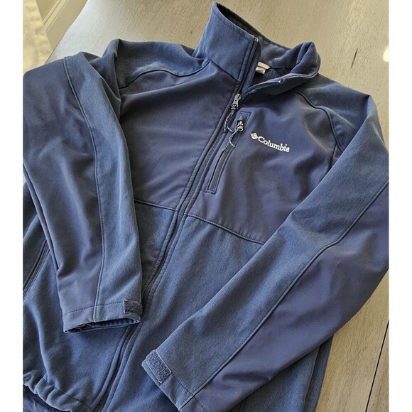Columbia Mens Blue Ryton Reserve Jacket WM1223 Large Hiking Outdoors Fishing - Picture 9 of 9